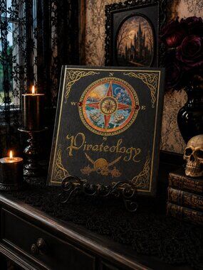 Pirateology Hardcover Interactive Book | The Mythical Book of Pirates